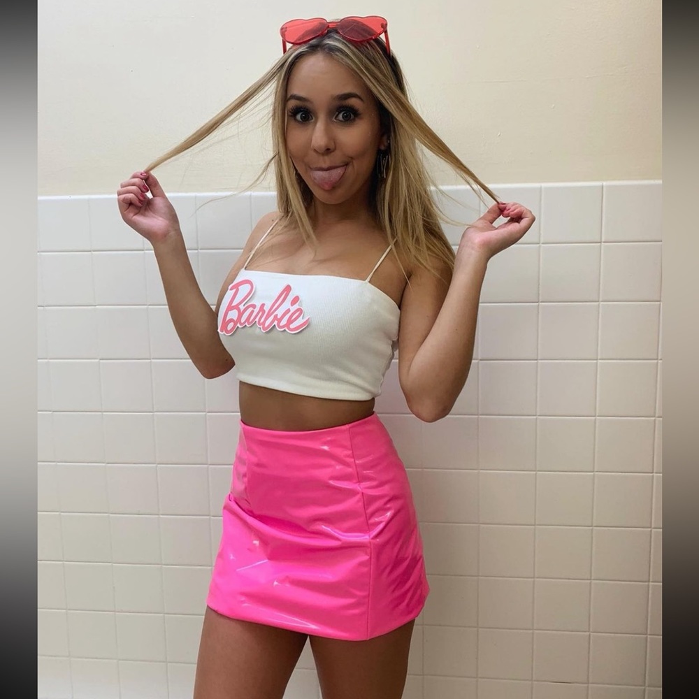 Pink Mini Skirt